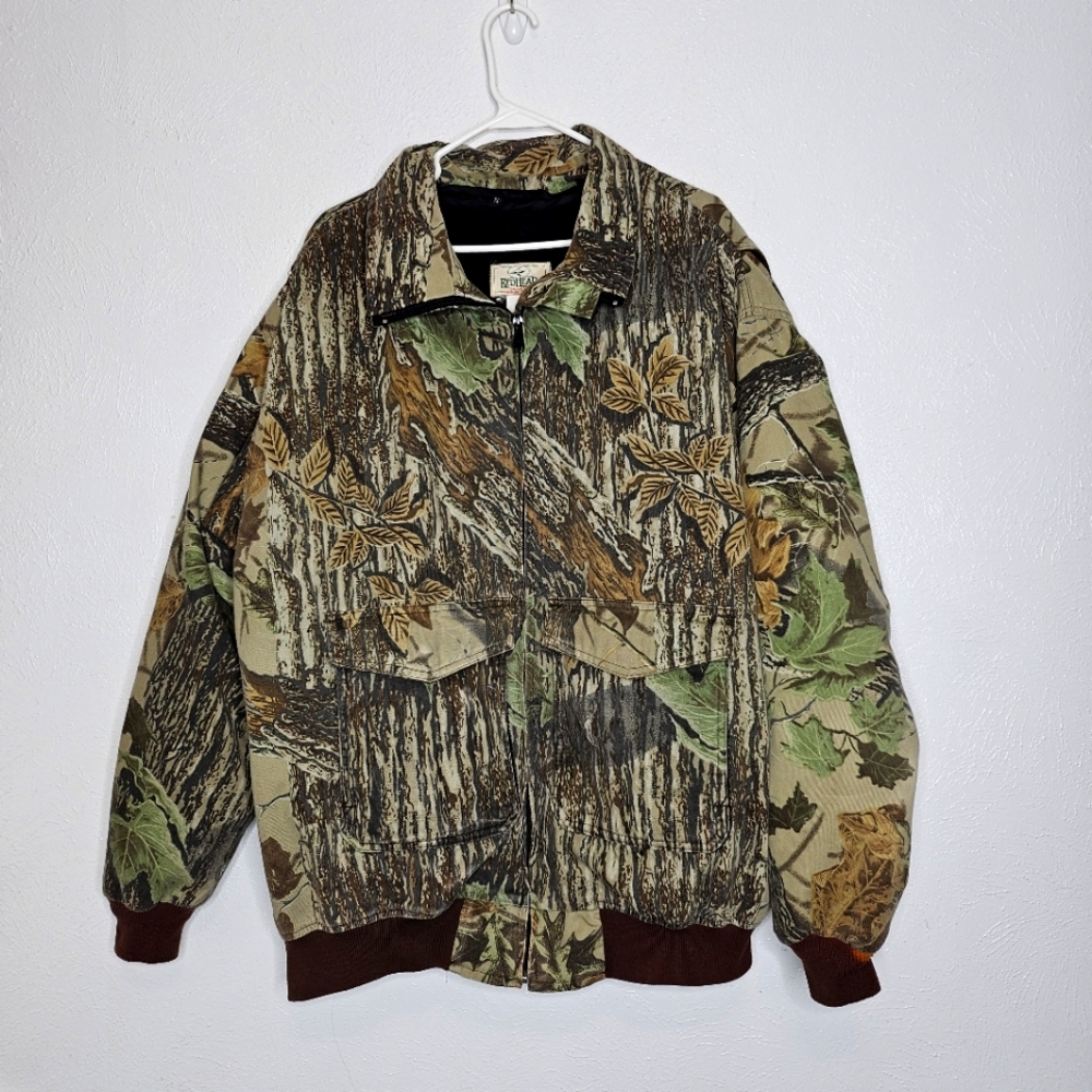Vintage Realtree Camo Hunting Jacket By RedHead Men's Size 2X Large